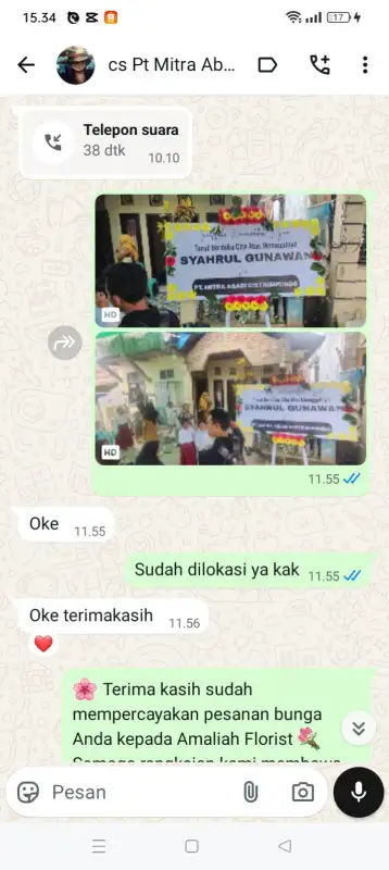 Testimonial Papan ucapan PULAU TALIABU